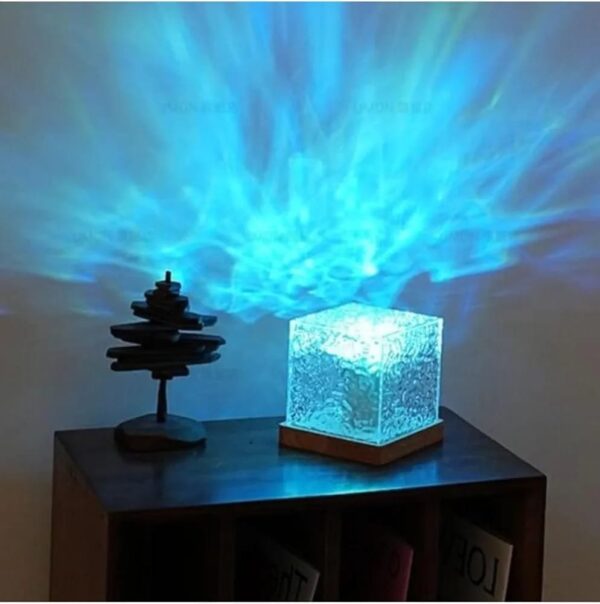 USB 16 in 1 Dynamic Water Pattern Night Light for Indoor Rooms with Remote Control - Image 5