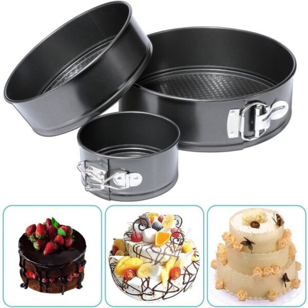 NON STICK CAKE MOULD SET 3 pcs