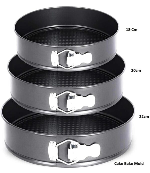 NON STICK CAKE MOULD SET 3 pcs - Image 4