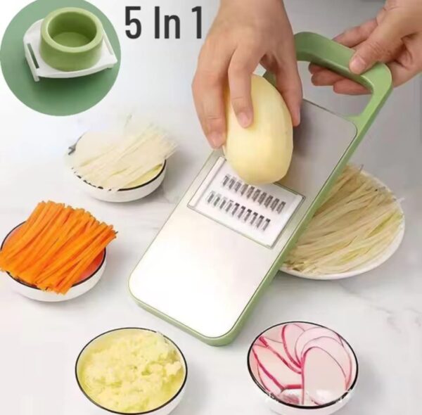 Vegetable Fruit Potato Slicer Peeler Dicer Cutter Chopper 5 in 1