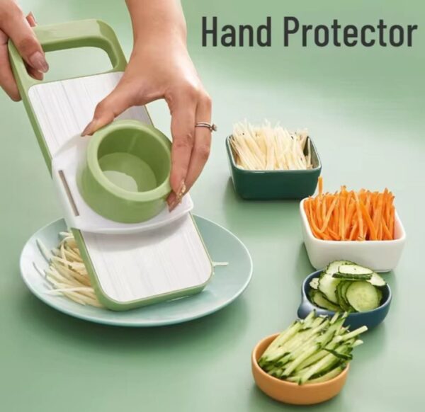 Vegetable Fruit Potato Slicer Peeler Dicer Cutter Chopper 5 in 1 - Image 3