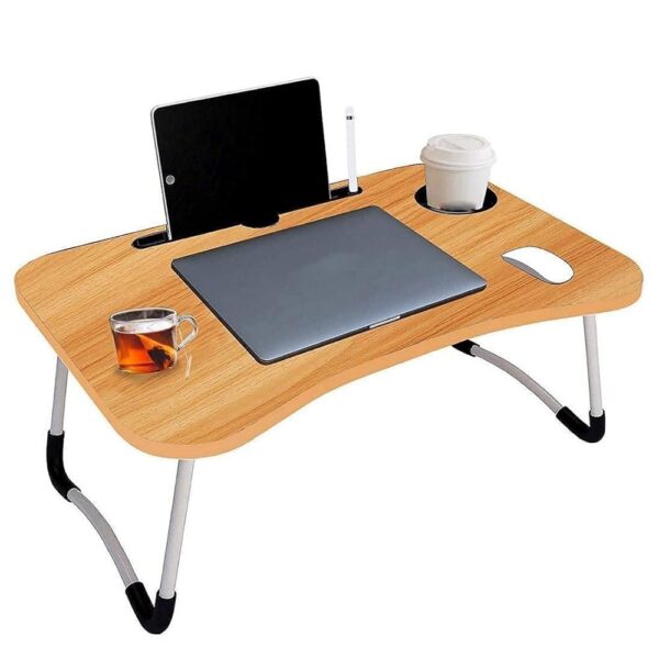 Foldable Wood Laptop Table - Image 2