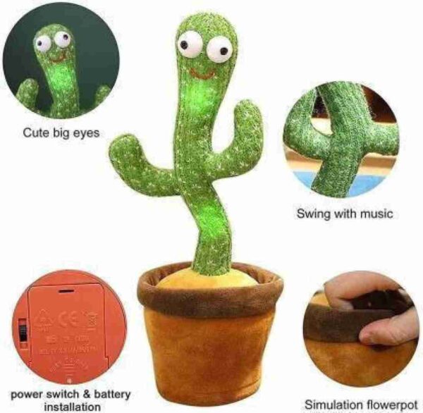 Dancing and Recording Talking Cactus Toys - Image 2