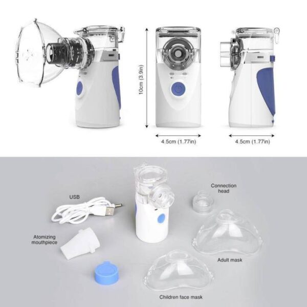 Mini Mesh Nebulizer Portable Handheld Effective Respiratory Solution - Image 3