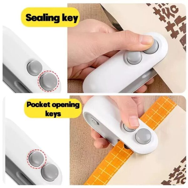 2 in 1 Portable Mini Sealing Machine with Cutter - Image 3