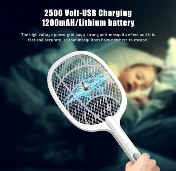 electric rechargeable mosquito killer racket lamp - Image 5