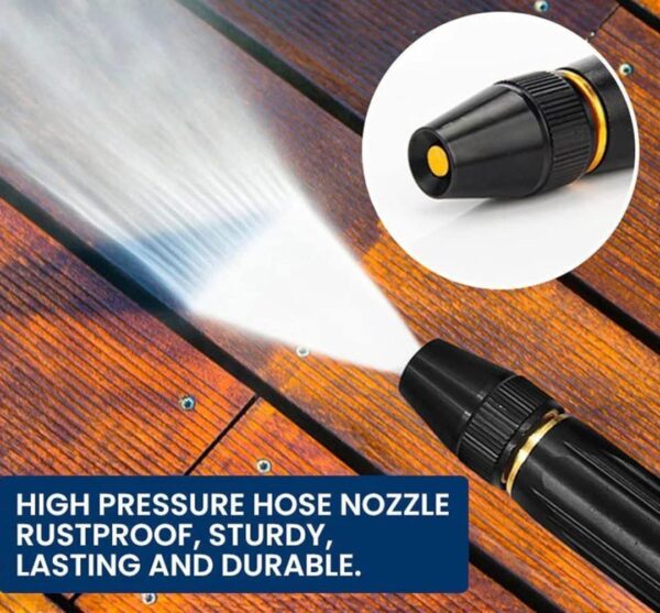 Washing High Pressure Water Gun Nozzle,Garden Hose Nozzle Spray, High Pressure Metal Water Gun - Image 5