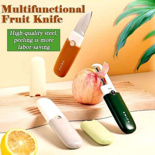 2 in 1 Fruit Peeler with Knife (Box Packing) - Image 3