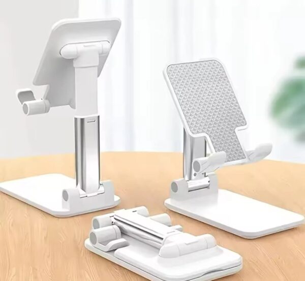 Foldable Mobile Phone holder Stand, Universal, Adjustable and Foldable Desktop Phone Stand - Image 4