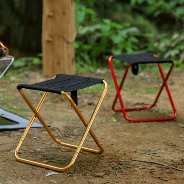 Outdoor Portable Ultralight Folding Chair Small Stool for Fishing Trips and Camping