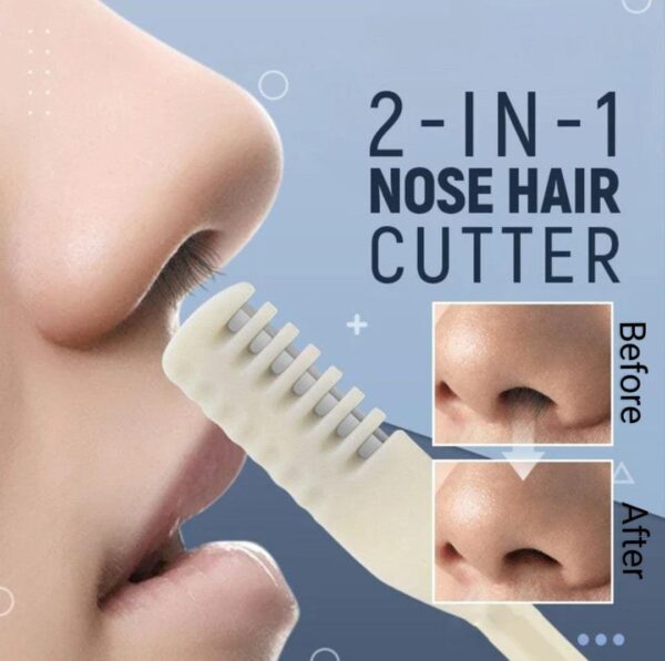 Pack of 4 Washable Nose Hair Remover | Nasal Hair Shaver | 360 Degree Rotating Nose Hair Trimmer