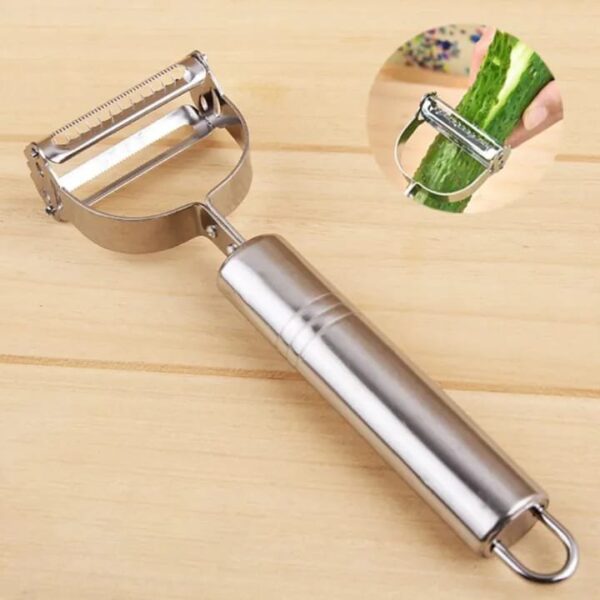 Multicolor Stainless Steel Grater Multi-Function Fruit Peeler Vegetable Fruit Peel - Image 2