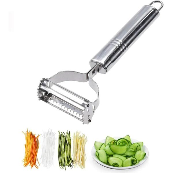 Multicolor Stainless Steel Grater Multi-Function Fruit Peeler Vegetable Fruit Peel - Image 4