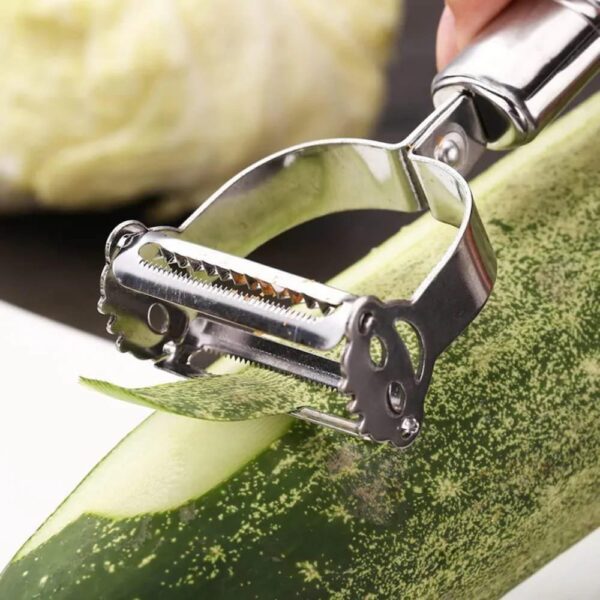 Multicolor Stainless Steel Grater Multi-Function Fruit Peeler Vegetable Fruit Peel - Image 5