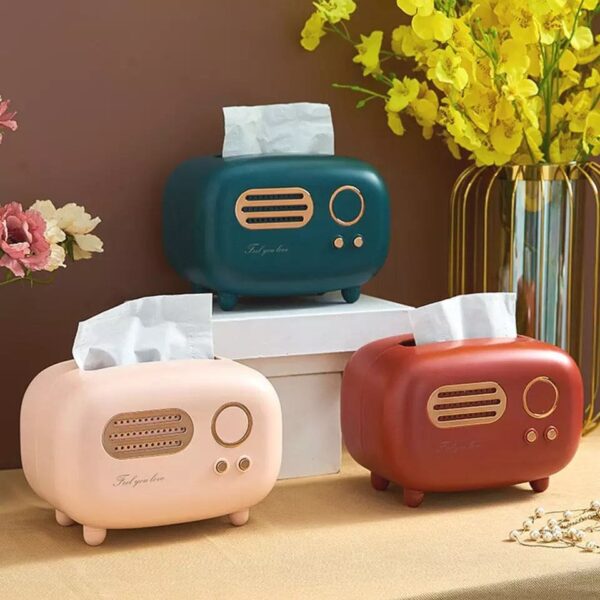 Radio Style Tissue Box