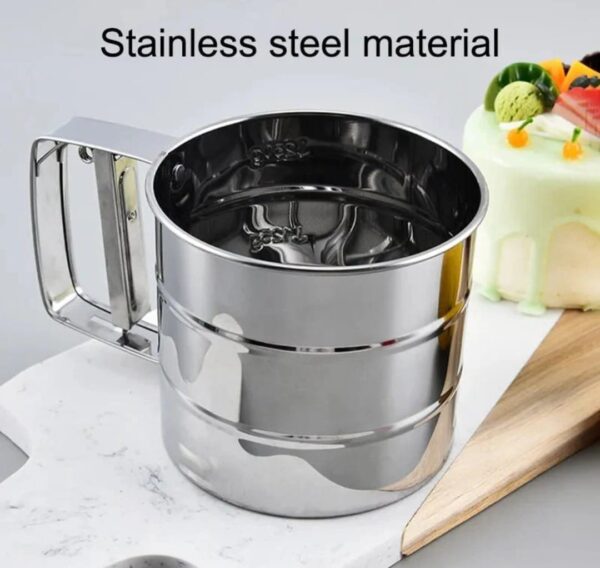 Stainless Steel Flour Strainer - Image 2