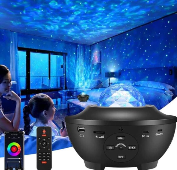 Galaxy projector Light Star Projector Bluetooth Music Player Ocean Wave Projector Nebula Light