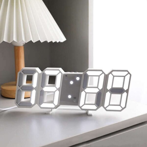 Multi-Functional Modern Design 3D LED Digital Clock - Image 5