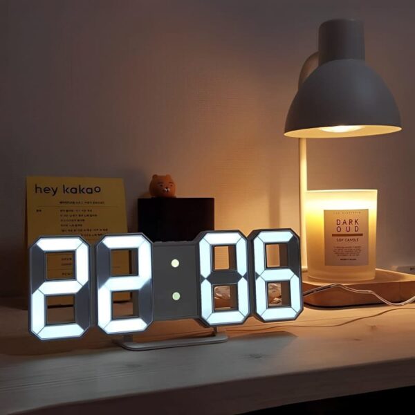 Multi-Functional Modern Design 3D LED Digital Clock