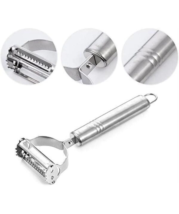 Multicolor Stainless Steel Grater Multi-Function Fruit Peeler Vegetable Fruit Peel - Image 3