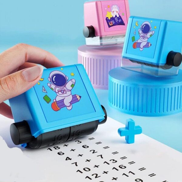 Roller Practice Number Stamp - Addition Tool For Kids - Image 4