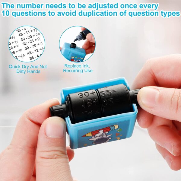 Roller Practice Number Stamp - Addition Tool For Kids - Image 5