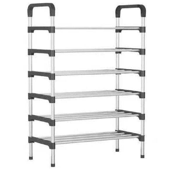 6 Layer Steel Shoe Rack Shelf Storage Organizer - Image 4