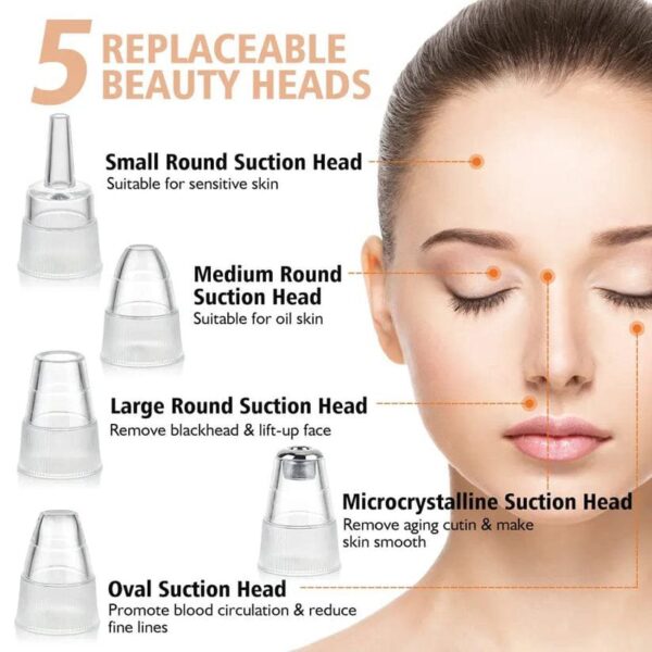 5 in 1 Rechargeable Blackhead Remover - Image 4