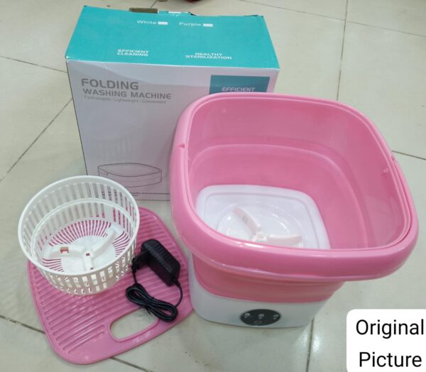 Mini Folding Washing Machine Foldable, Small and Portable, 8L Capacity, 3 Cleaning Modes, with Dryer,