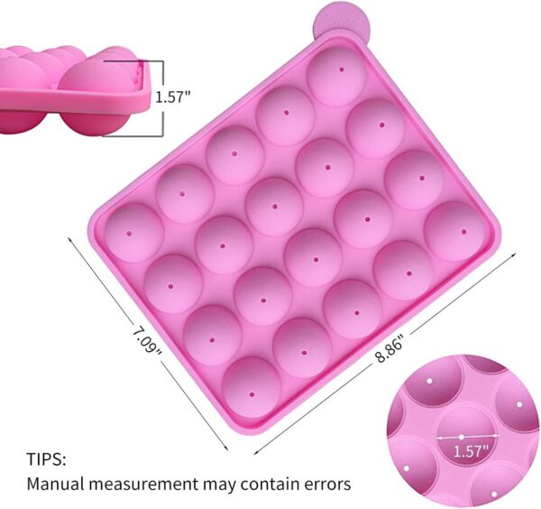 SILICONE LOLLY POP MOLD WITH LOLLY  STICKY - Image 3