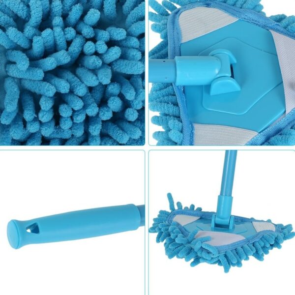 180 Degree Rotatable Adjustable Triangle Cleaning Mop - Image 3