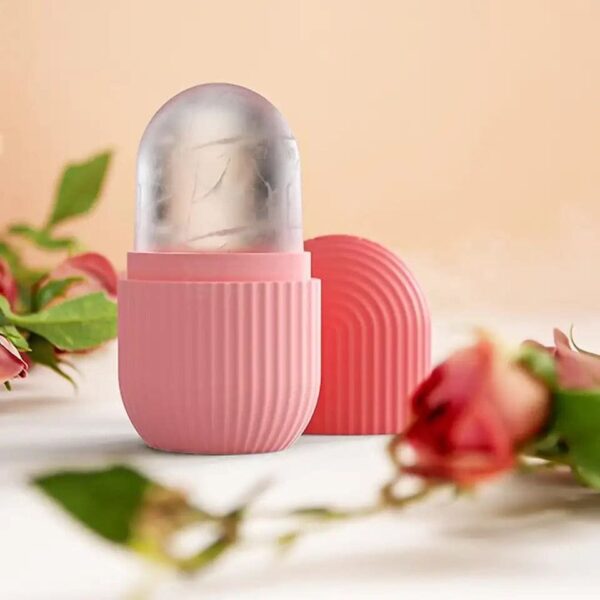 Silicone Capsule Ice Massager, Face Beauty