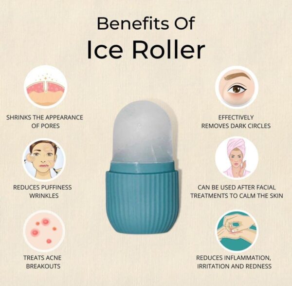 Silicone Capsule Ice Massager, Face Beauty - Image 5