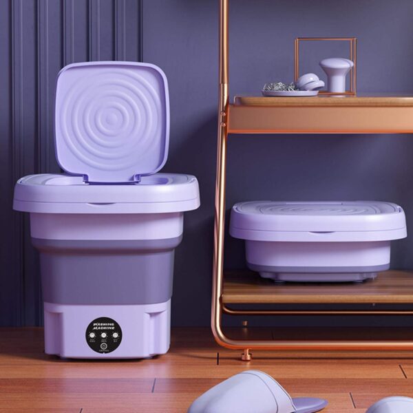 Mini Folding Washing Machine Foldable, Small and Portable, 8L Capacity - Image 2