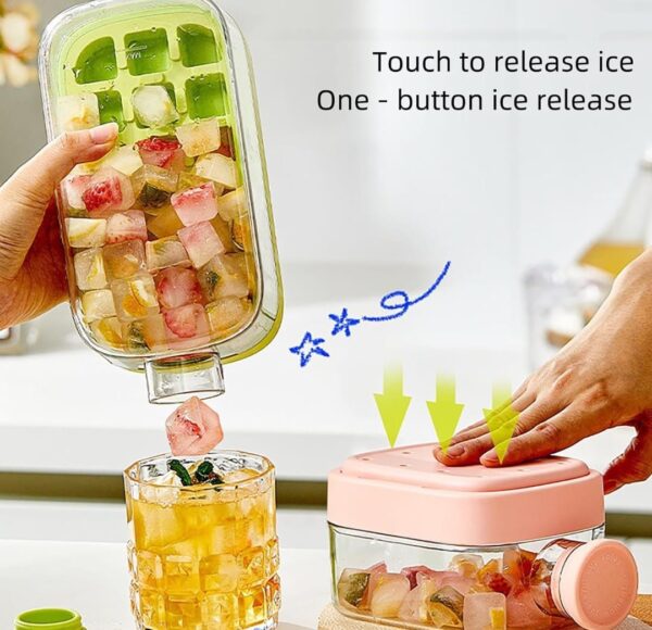 2 in 1 Ice cube Bottle 1000 ML - Image 3