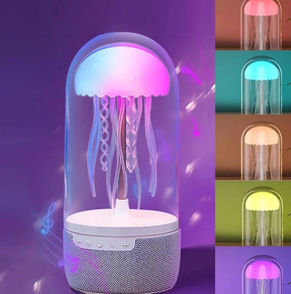 Jellyfish Lamp Speaker Colorful & Bluetooth - Image 2
