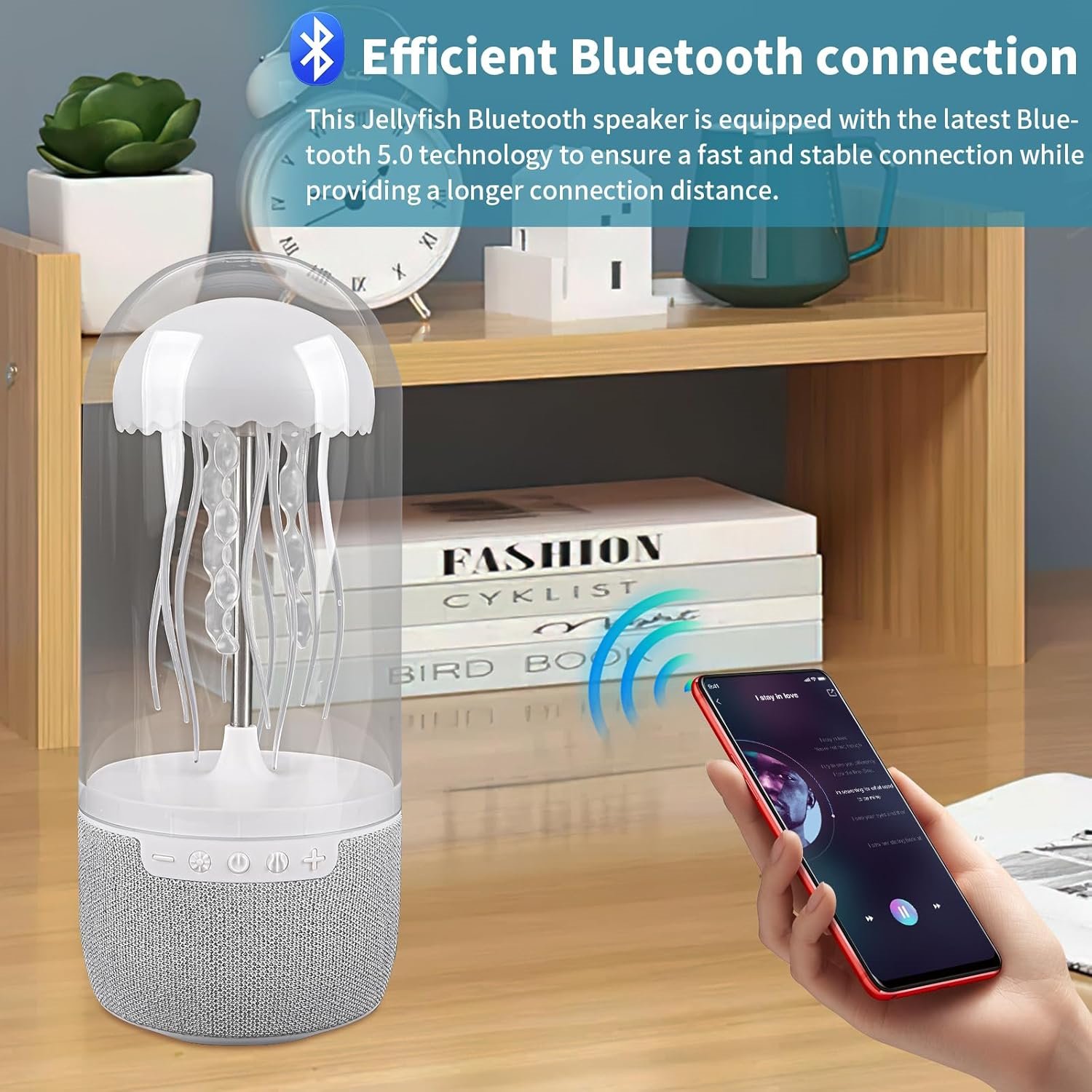 Jellyfish Lamp Speaker Colorful & Bluetooth - Image 4