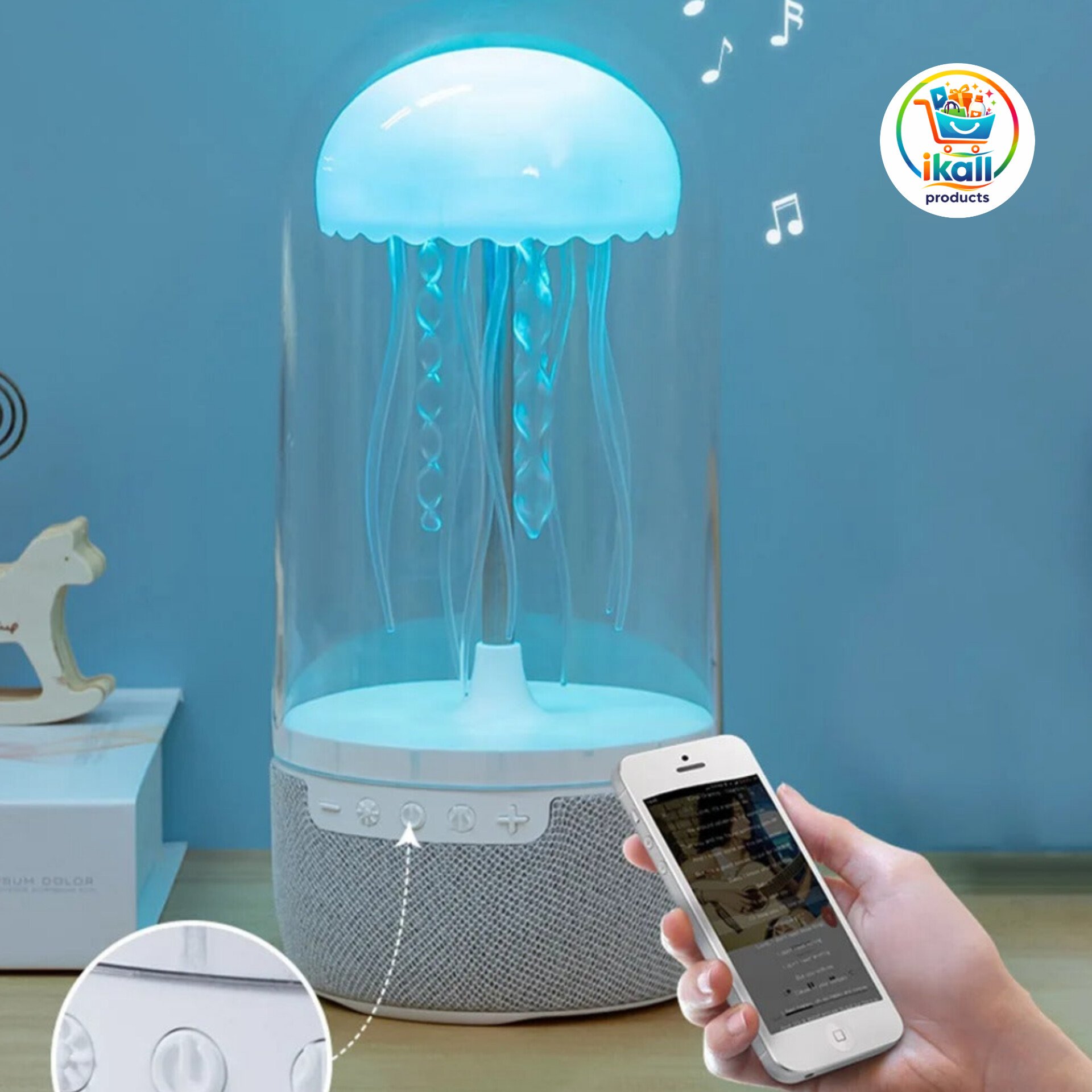 Jellyfish Lamp Speaker Colorful & Bluetooth